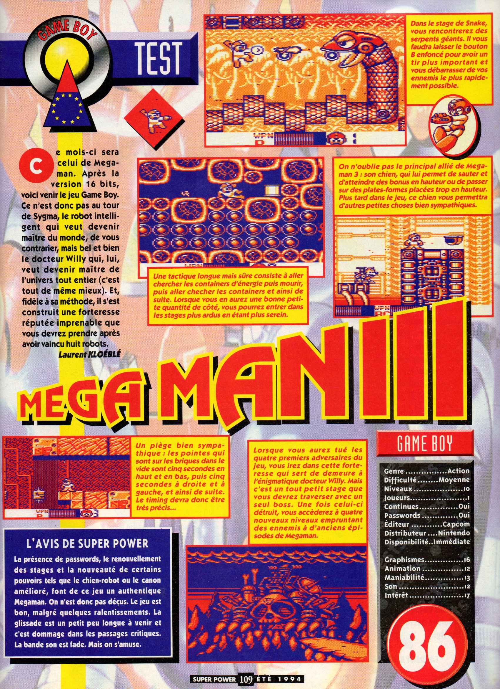 Rockman World 3 JPN (No code appears) - Informations - Game